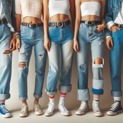 استایل زیبا با شلوار جین