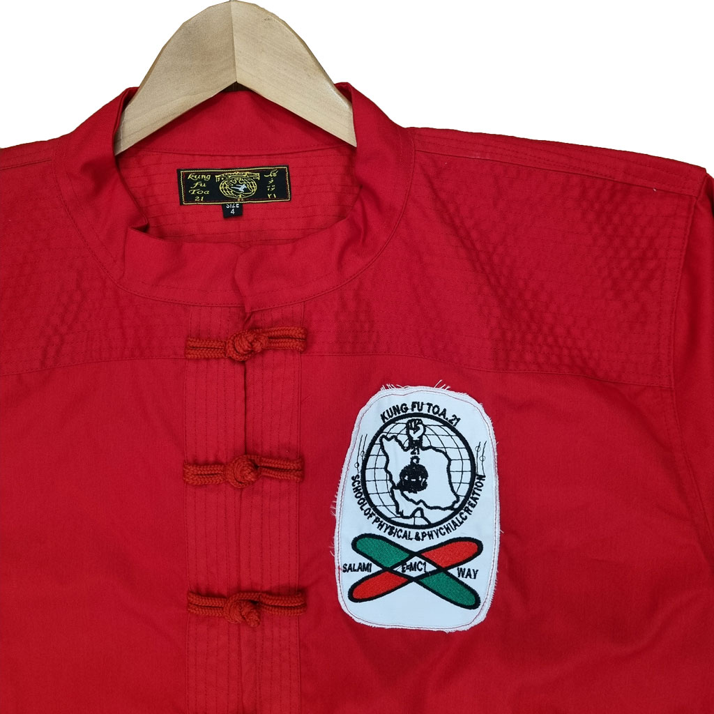 پیراهن ورزشی رزمی کجراه سایز 6 7 پیراهن کانگ فو توآ 21